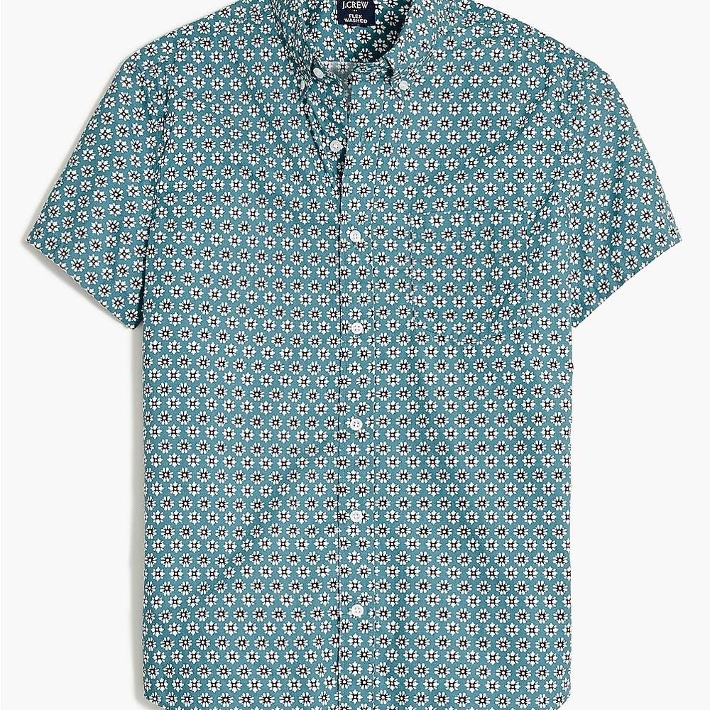 JCrew floral casual button up